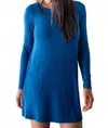 Yala Mia A-line Bamboo Mini Dress In Lapis