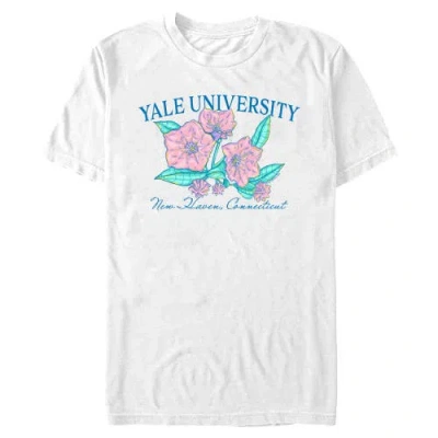 Yale University Floral School Logo  Graphic T-shirt In White