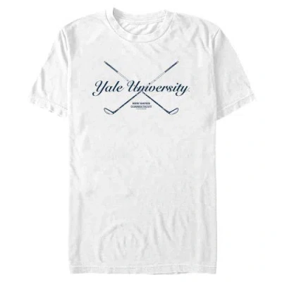 Yale University New Haven University Golf  Graphic T-shirt In White