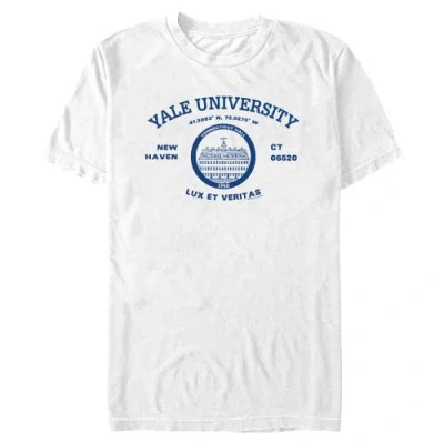 Yale University New Haven University Motto  Graphic T-shirt In White