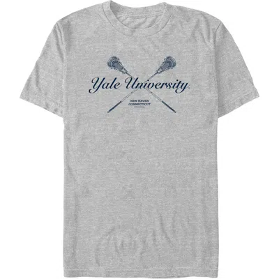 Yale University New Haven University Sports  Graphic T-shirt In Gray