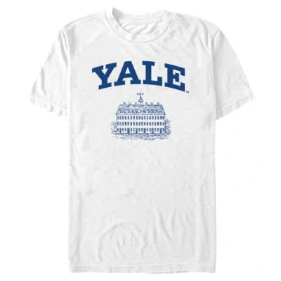 Yale University School Campus Logo  Graphic T-shirt In White