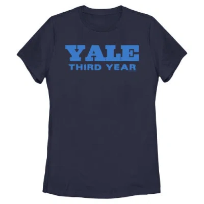 Yale University Third Year Logo  Graphic T-shirt In Blue