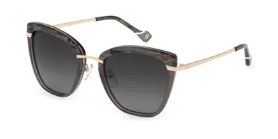 Yalea Sya025 Marion 9g6p Women's Sunglasses Grey Size 53 In Gray