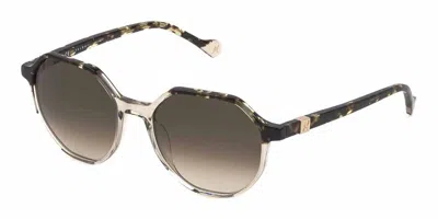 Yalea Sya034h 0780 Women's Sunglasses Brown Size 53