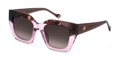 Yalea Sya053v Aretha 06mh Women's Sunglasses Pink Size 51