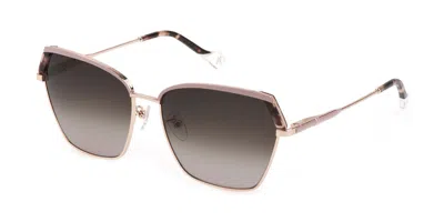 Yalea Sya083 02am Women's Sunglasses Gold Size 59