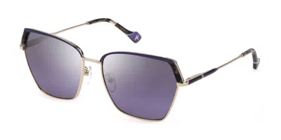 Yalea Sya083 492x Women's Sunglasses Gold Size 59