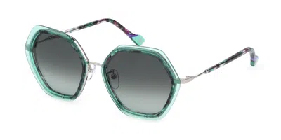 Yalea Sya084 Balkissa 0579 Women's Sunglasses Tortoiseshell Size 54