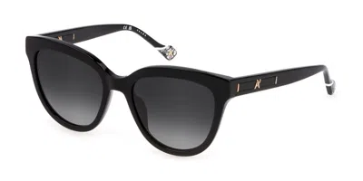 Yalea Sya103 Tu 0700 Women's Sunglasses Black Size 54