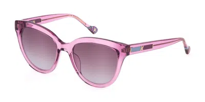 Yalea Sya103 Tu 0830 Women's Sunglasses Purple Size 54