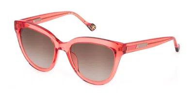 Yalea Sya103 Tu 0vc2 Women's Sunglasses Red Size 54
