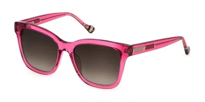 Yalea Sya104 Maryam 03gb Women's Sunglasses Pink Size 54