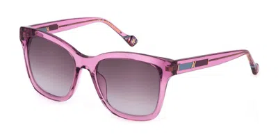 Yalea Sya104 Maryam 0830 Women's Sunglasses Purple Size 54