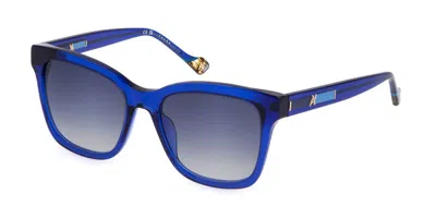 Yalea Sya104 Maryam 0955 Women's Sunglasses Blue Size 54