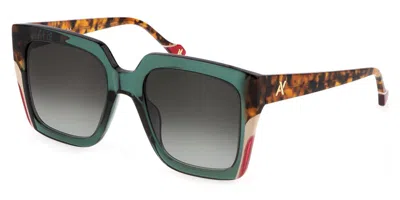 Yalea Sya106v Titti 0m26 Women's Sunglasses Green Size 54