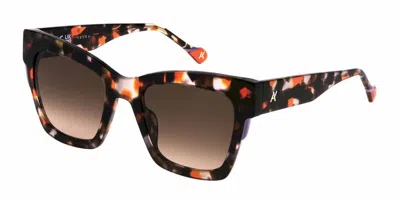 Yalea Sya120 Maria Luz 03kt Women's Sunglasses Tortoiseshell Size 52