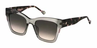 Yalea Sya120 Maria Luz 098z Women's Sunglasses Grey Size 52 In Gray