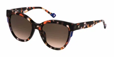 Yalea Sya121 Cholita Climbers 03kt Women's Sunglasses Tortoiseshell Size 54