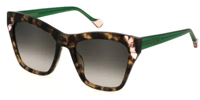Yalea Sya122v Timarete 0710 Women's Sunglasses Tortoiseshell Size 54 In Brown