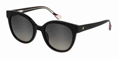 Yalea Sya123 Aisholpan 700p Women's Sunglasses Black Size 52