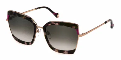 Yalea Sya125 Rita 08fc Women's Sunglasses Gold Size 57