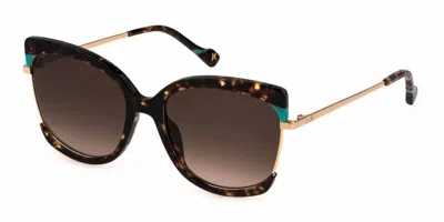 Yalea Sya126 Lubna 300j Women's Sunglasses Gold Size 57