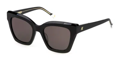 Yalea Sya142 Caroline 0700 Women's Sunglasses Black Size 52