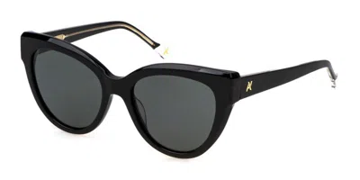 Yalea Sya143 Cathy 700p Women's Sunglasses Black Size 54