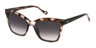 Yalea Sya144s Marie 06bz Women's Sunglasses Grey Size 55