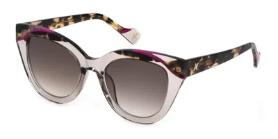 Yalea Sya150v Alda 07t1 Women's Sunglasses Grey Size 51