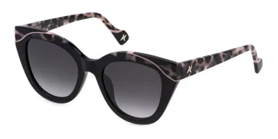 Yalea Sya150v Alda 700q Women's Sunglasses Black Size 51 In Multi