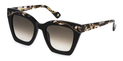 Yalea Sya151v Alicia 700w Women's Sunglasses Black Size 51