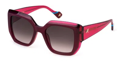 Yalea Sya152 Annie 06a4 Women's Sunglasses Purple Size 52