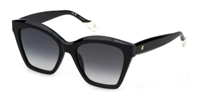 Yalea Sya154 Gisele 0700 Women's Sunglasses Black Size 54