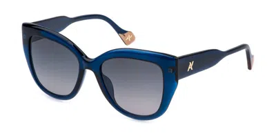 Yalea Sya192 Paloma 0agq Occhiali Da Sole Blu Per Donna