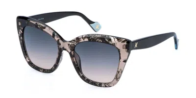 Yalea Sya194 Bessi 0t75 Occhiali Da Sole Tartarugatishell Per Donna In Brown