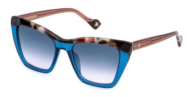Yalea Sya198v Homa 0892 Occhiali Da Sole Blu Per Donna