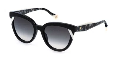 Yalea Sya214 Aleksandra 0700 Occhiali Da Sole Neri Per Donna In Black