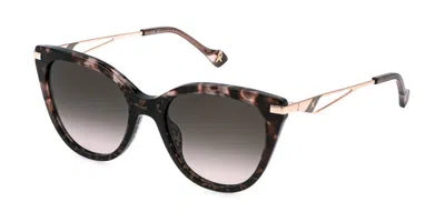 Yalea Sya216v Astrid 0xap Occhiali Da Sole Tartarugatishell Per Donna In Brown