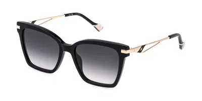 Yalea Sya217 Beatriz 0700 Women's Sunglasses Black Size 54