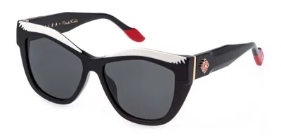 Yalea Sya224v Frida Kahlo 700y Occhiali Da Sole Neri Per Donna In Black