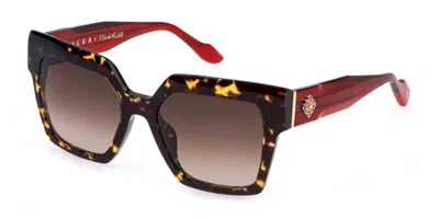 Yalea Sya225 Frida Kahlo 02bu Women's Sunglasses Tortoiseshell Size 54