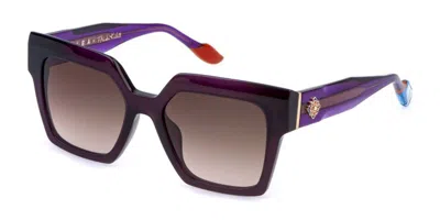 Yalea Sya225 Frida Kahlo 0875 Women's Sunglasses Purple Size 54 In Opal Purple