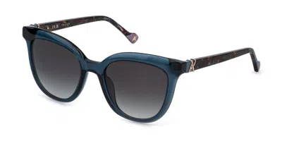 Yalea Sya244 Halide 06sb Occhiali Da Sole Blu Per Donna