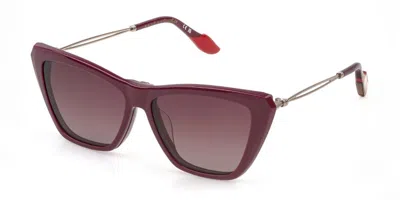 Yalea Uya249 Frida With Clip-on 6uup Women's Glasses Red Size 57 - Free Lenses - Blue Light Block Availabl