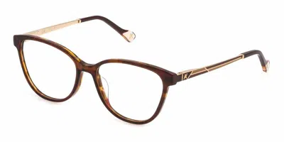 Yalea Vya005 Women's Glasses, Tortoiseshell, Size 54 In Brown