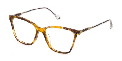 Yalea Vya018v Emiliana Women's Glasses, Tortoiseshell, Size 53 In Brown