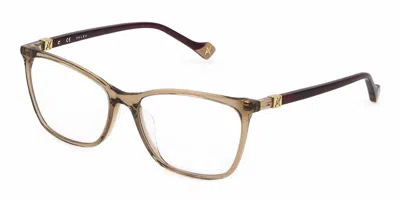 Yalea Vya020 Rosa Women's Glasses, Brown, Size 54 In Burgundy
