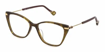 Yalea Vya024 Hypatia Women's Glasses, Brown, Size 54